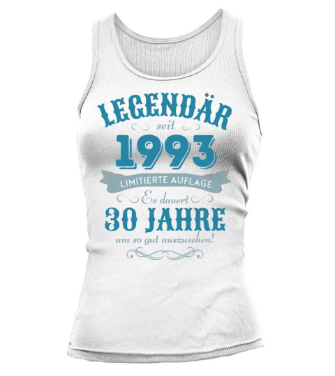 30th Birthday Vintage 1993 Tank top Woman