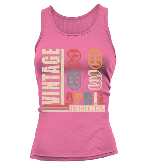 April 2003 Anniversary 2003 Legends April Tank top Woman