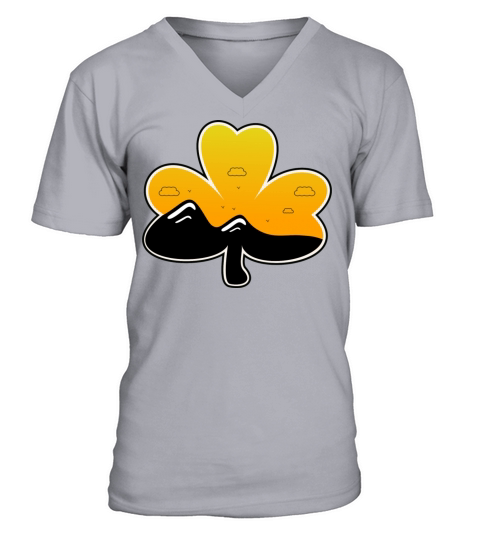 vintage st patrick sunrise V-Neck T-shirt