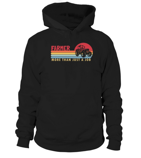 Farmer more than a Job Rancher Agribusiness Farmer Hoodie Unisex