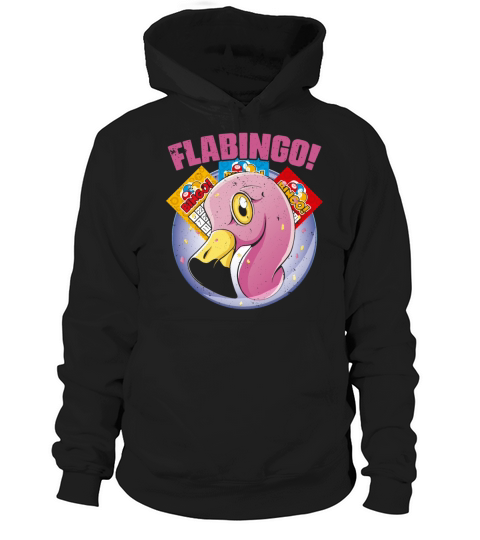 Vintage Flabingo Flamingo Bingo For Bingo Player Hoodie Unisex