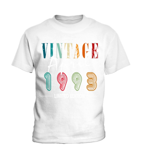 April vintage 1993 born vintage birthday Kids T-Shirt