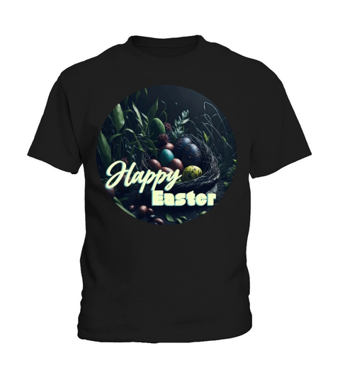 Happy Easter with eggs Kids T-Shirt