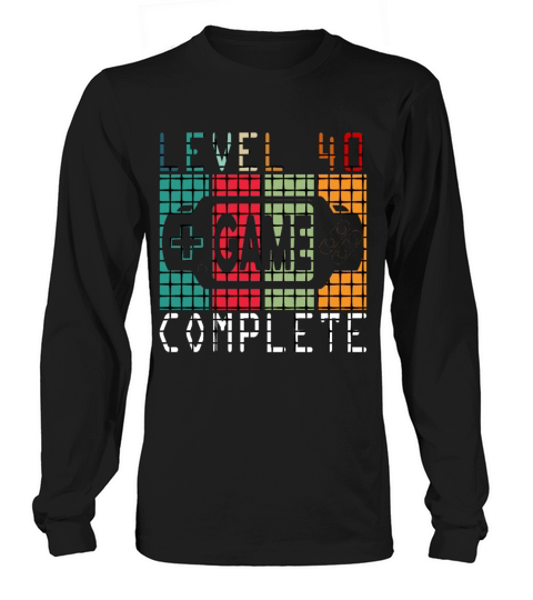 40th birthday gamer 1981 gift idea retro Long sleeved Unisex