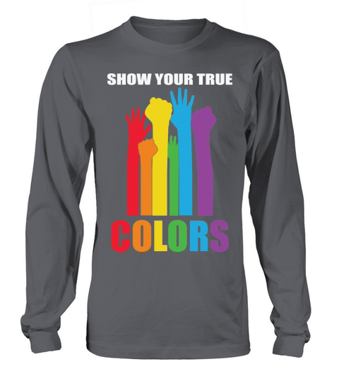True Colors Rainbow Pride Flag Long sleeved Unisex