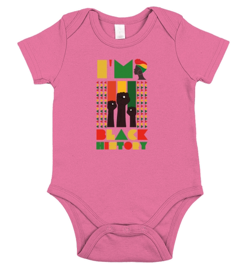 Black History Month Afro Melanin Black Women Short Sleeve Baby One-Piece