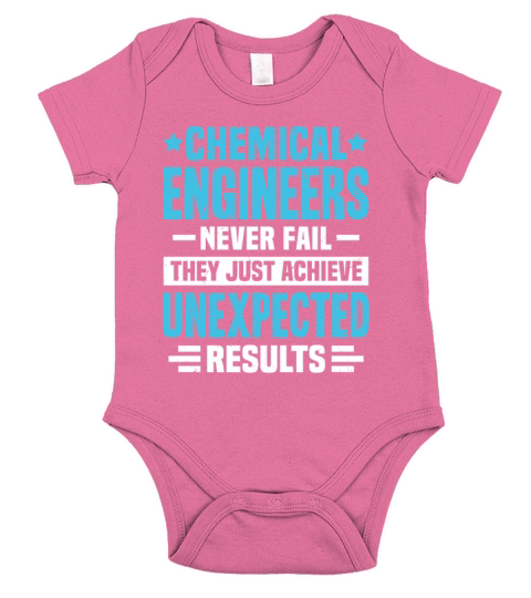 Chemical Engineer Engineering Funny Design Never F Short Sleeve Baby One-Piece