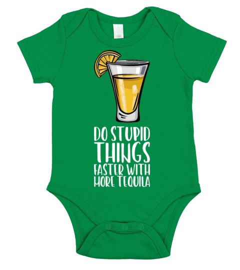 Tequila Mexican Short Sleeve Baby One-Piece