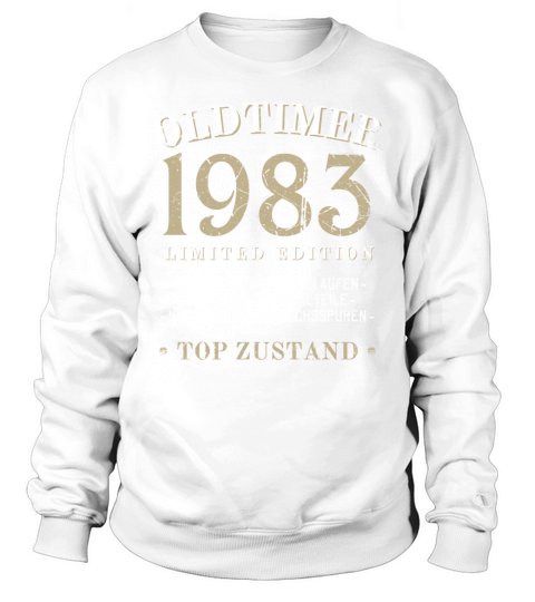 40th Birthday Vintage 1983 Sweatshirt Unisex