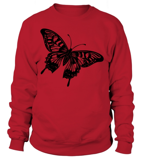 Elegant Vintage Tattoo Butterfly Sweatshirt Unisex