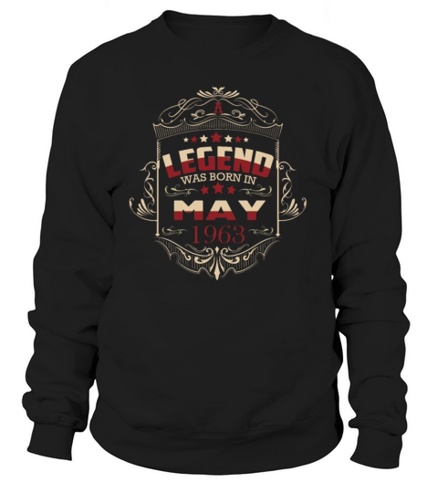 May 1963 vintage birthday Sweatshirt Unisex
