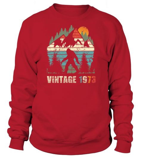 vintage 1973 yeti funny 50th birthday shirt Sweatshirt Unisex