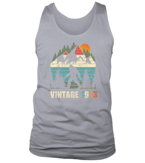 vintage 1973 yeti funny 50th birthday shirt Tank Top Unisex
