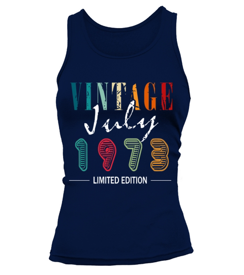50th Birthday Legendary July 1973 Vintage 73 Tank top Woman