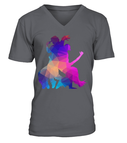 Bboy break dancing breakdancing dancer breaker V-Neck T-shirt