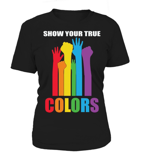 True Colors Rainbow Pride Flag Women's T-Shirt