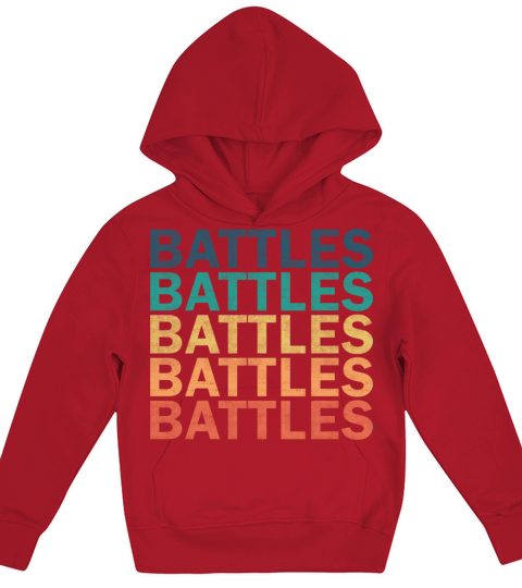 Battles Name T Shirt - Battles Vintage Retro Name Kids Hoodie