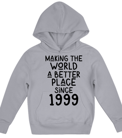 Making the World a better place since 1999 Kids Hoodie