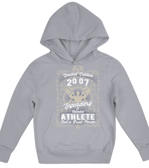 Vintage 2007 Fitness Birthday Gift Sport Hobby Kids Hoodie