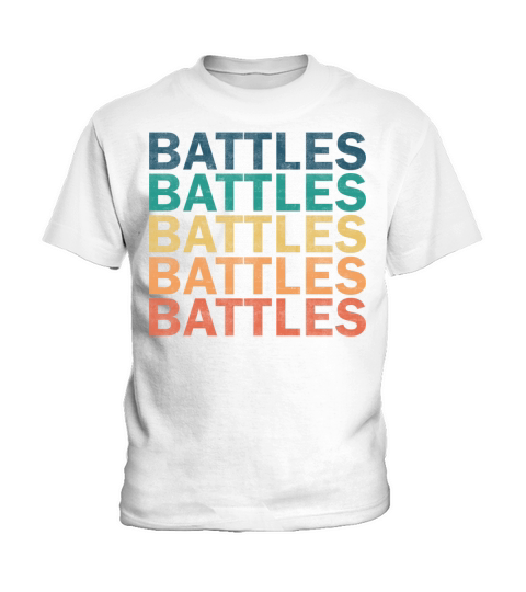 Battles Name T Shirt - Battles Vintage Retro Name Kids T-Shirt