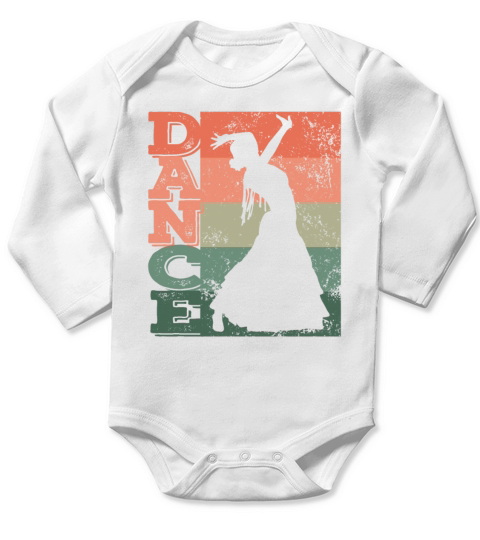 Flamenco Woman With Flamencodress Long Sleeve Baby One-Piece