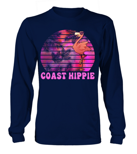 Coast-Hippie Funny Long sleeved Unisex