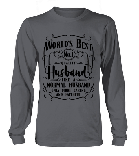 World Best No1 Husband Mens Vintage Retro Birthday Long sleeved Unisex