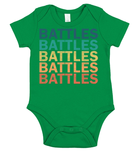 Battles Name T Shirt - Battles Vintage Retro Name Short Sleeve Baby One-Piece
