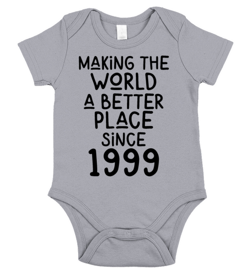 Making the World a better place since 1999 Short Sleeve Baby One-Piece