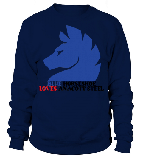 Blue horseshoe loves anacott steel Sweatshirt Unisex