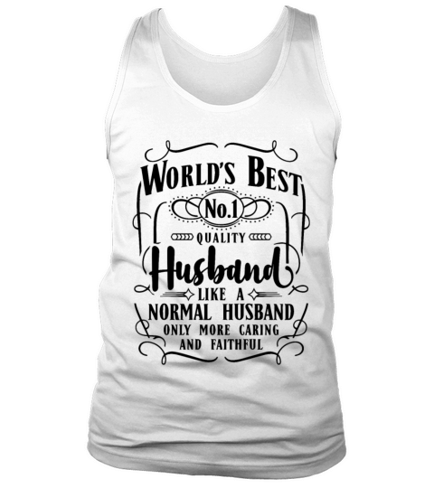 World Best No1 Husband Mens Vintage Retro Birthday Tank Top Unisex