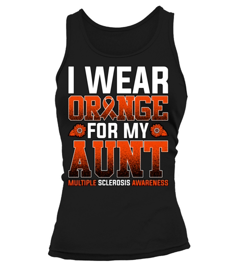 I Wear Orange For My Aunt Multiple Sclerosis Tank top Woman