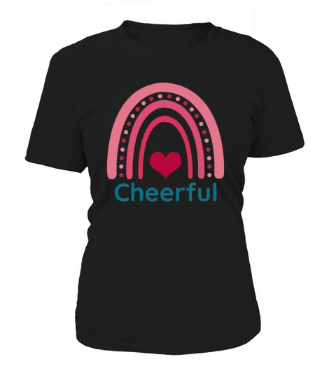 Cheerful Viva Magenta Boho Rainbow Women's T-Shirt
