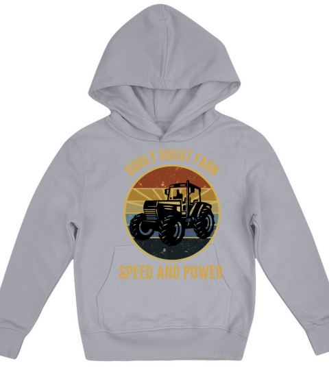 Diddly Squat Farm Speed And Power Tractor Vintage Kids Hoodie