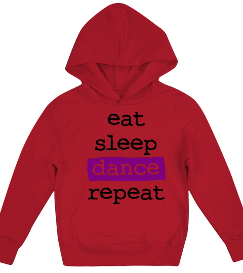 eat sleep dance repeat - cool quote dancer dancing Kids Hoodie