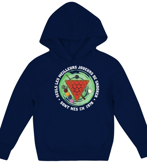 Snooker born in 1978 Vintage Birthday Snooker Kids Hoodie