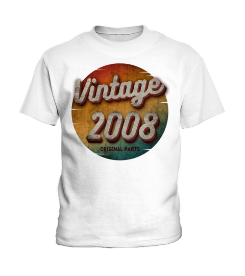 VINTAGE 2008 ORIGINAL PARTS Kids T-Shirt