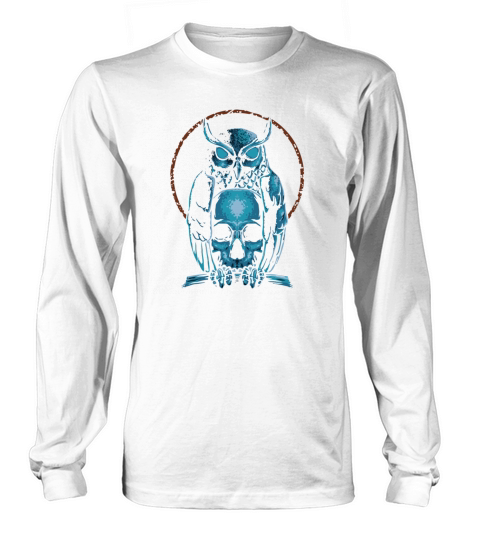 Ghost Skull Long sleeved Unisex
