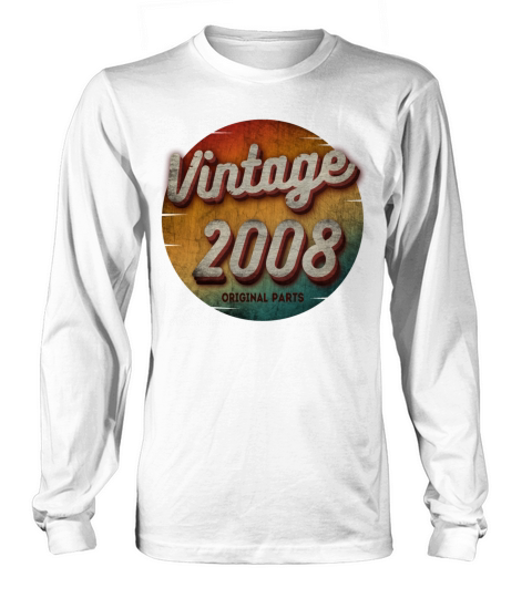 VINTAGE 2008 ORIGINAL PARTS Long sleeved Unisex