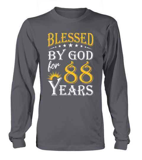 Vintage by God for 88 years Happy 88th Birthday70t Long sleeved Unisex