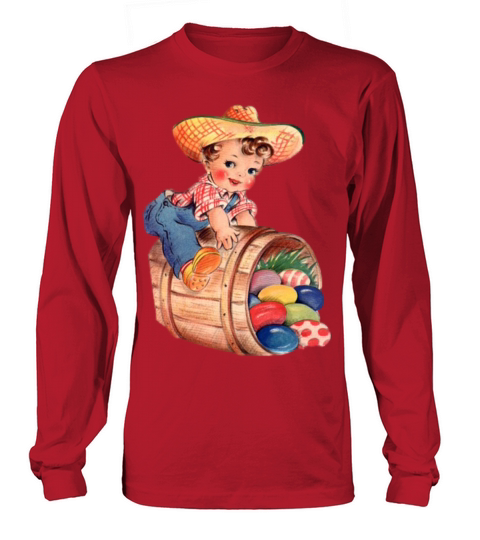 Vintage Easter Long sleeved Unisex