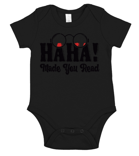 haha made you read Short Sleeve Baby One-Piece