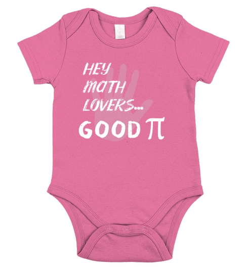 Hey Math Lovers Goodbye Short Sleeve Baby One-Piece