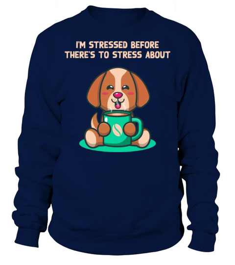 Im Stressed Before Stress Introvert Nerd Antisocia Sweatshirt Unisex
