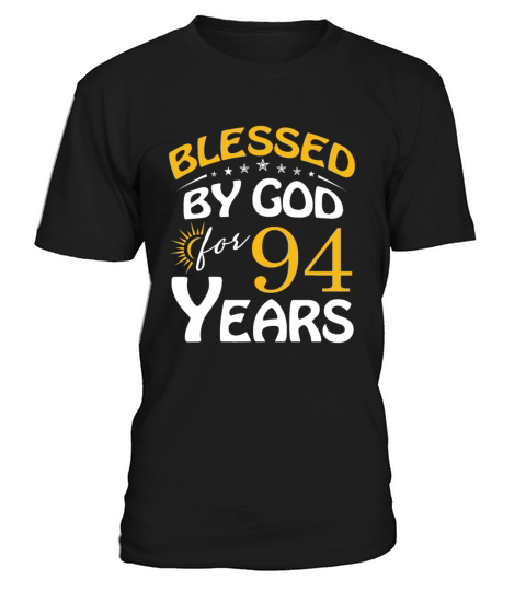 Vintage by God For 94 Years Old Happy 94th Birthd T-Shirt Unisex