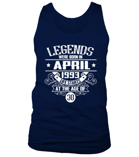 30th Birthday T-Shirt for April-born of the Year Tank Top Unisex