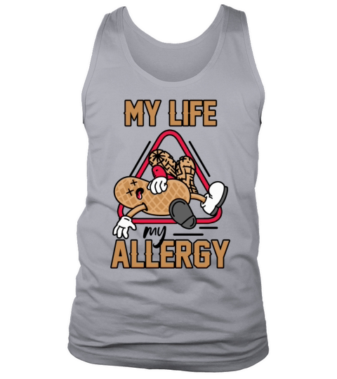 My Life My Allergy Peanut Allergic Tank Top Unisex