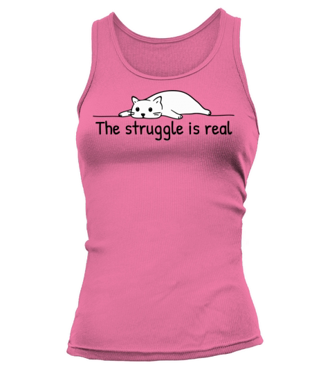 Cat The Struggle Tank top Woman