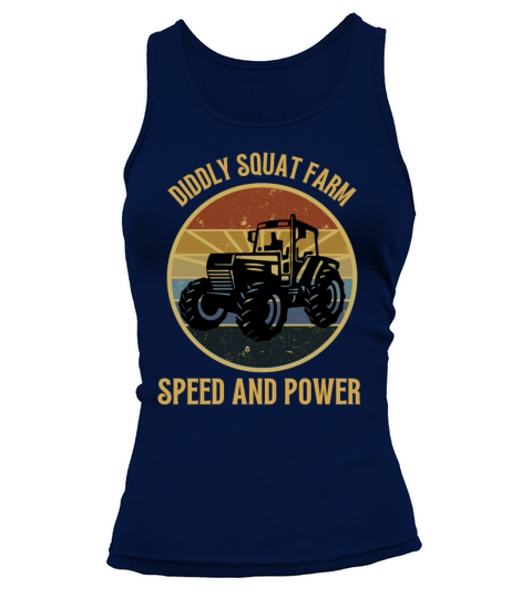 Diddly Squat Farm Speed And Power Tractor Vintage Tank top Woman