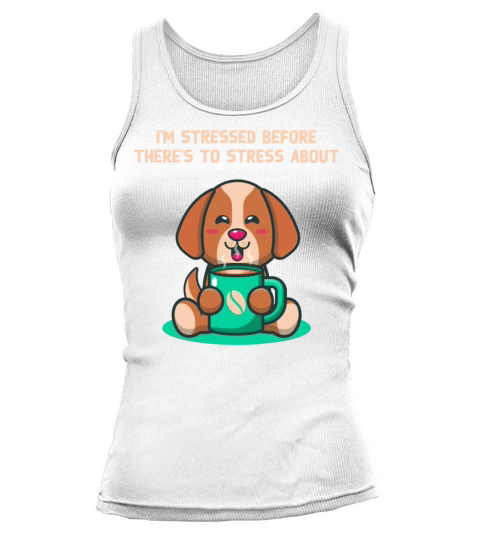 Im Stressed Before Stress Introvert Nerd Antisocia Tank top Woman